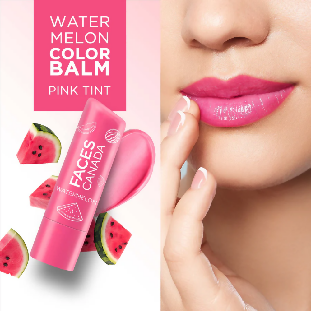 Faces Canada Vitamin C Lip Balm - Watermelon - Distacart