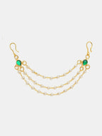 Ruby Raang Kundan Hair Accessory