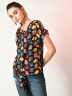 Myshka Women's Multi Printed Top