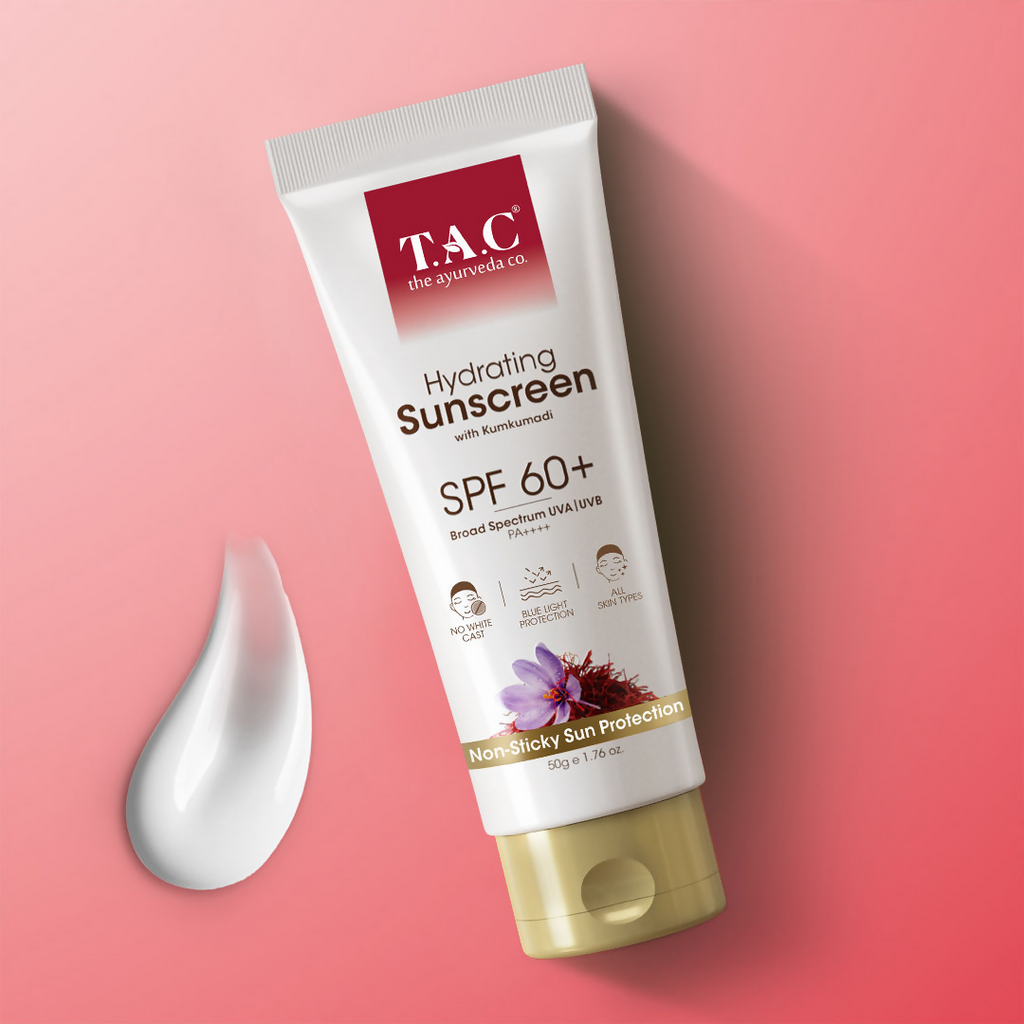 TAC - The Ayurveda Co. Kumkumadi Hydrating Sunscreen SPF 60+ PA++++
