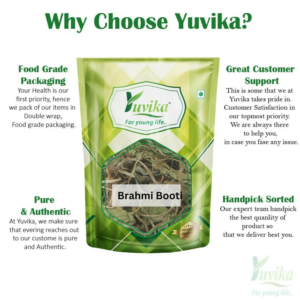 Yuvika Brahmi Booti - Gotu Kola - Bacopa Monnieri Linn - Indian Pennywort