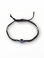NVR Women Set of 2 Black Beaded Evil Eye Anklet - Distacart