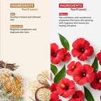 Botanic Hearth Oat & Niacinamide Bodywash & Hibiscus Scrub Combo