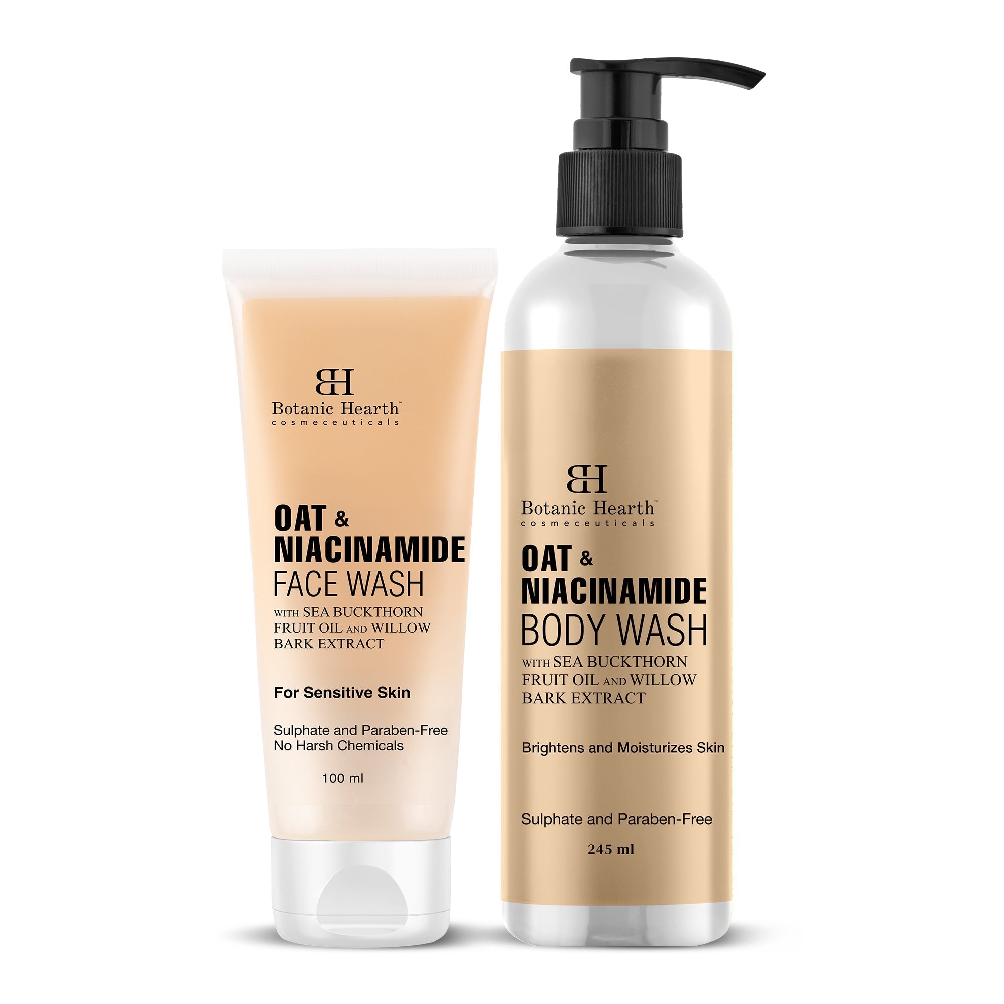Botanic Hearth Oat & Niacinamide Bodywash - Facewash