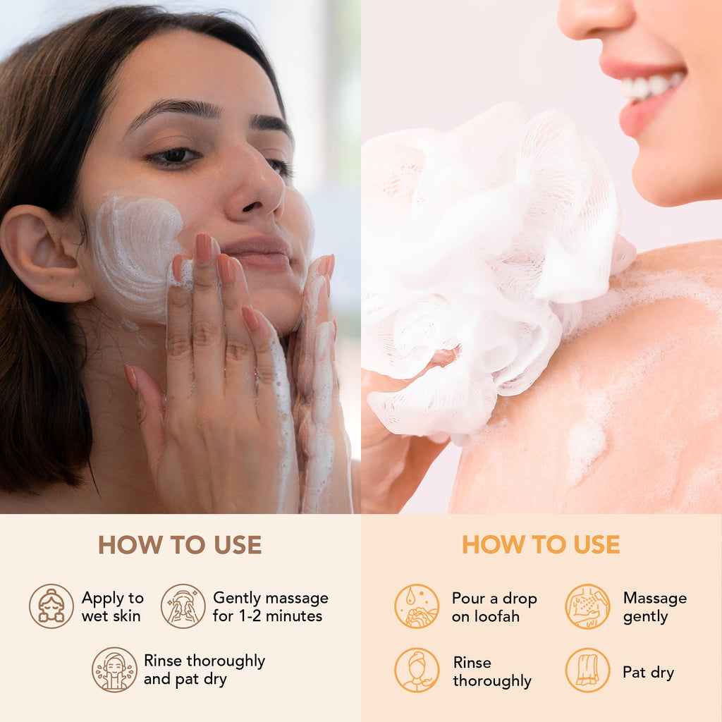 Botanic Hearth Oat & Niacinamide Bodywash - Facewash