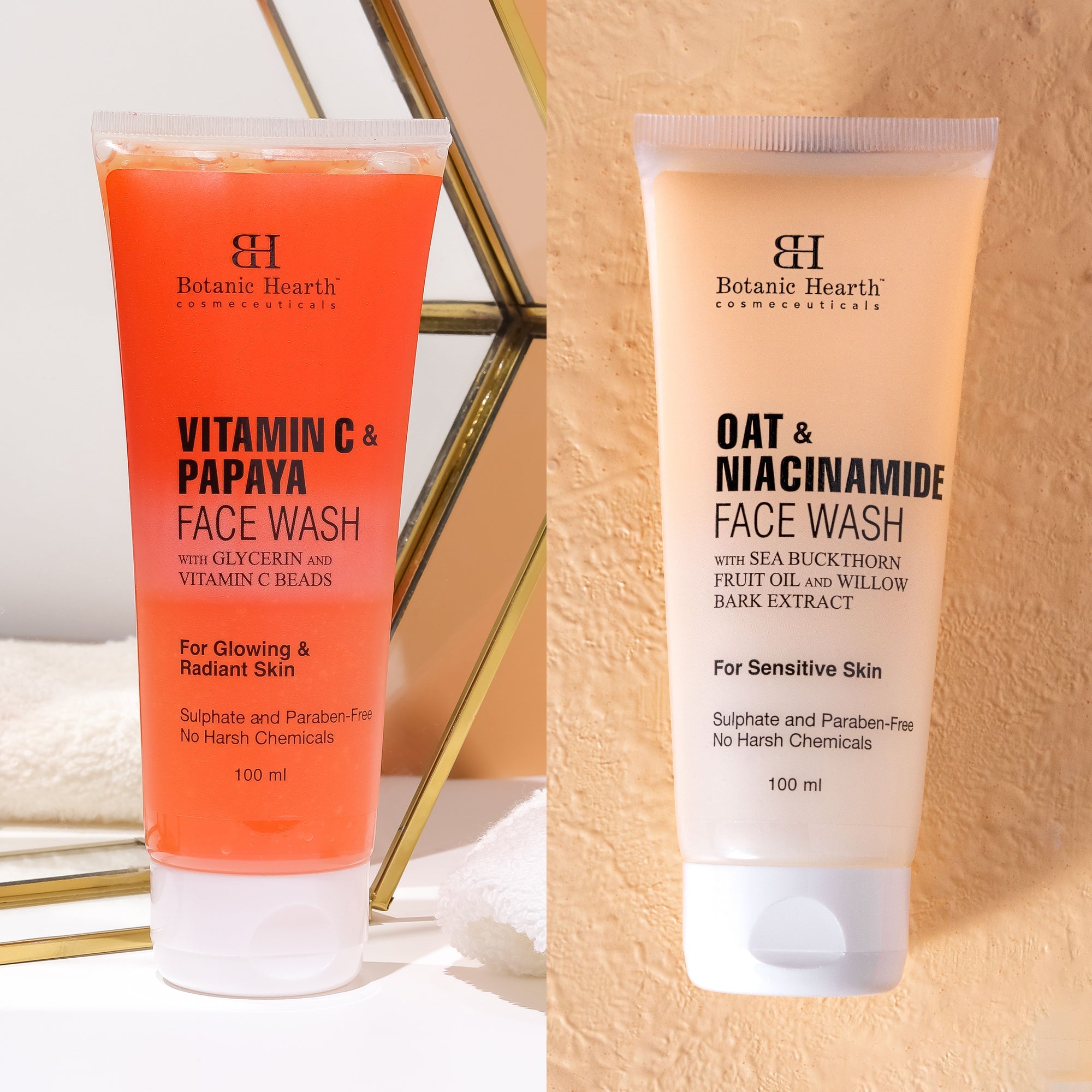 Botanic Hearth Papaya & Vitamin C with Oat & Niacinamide Face Wash
