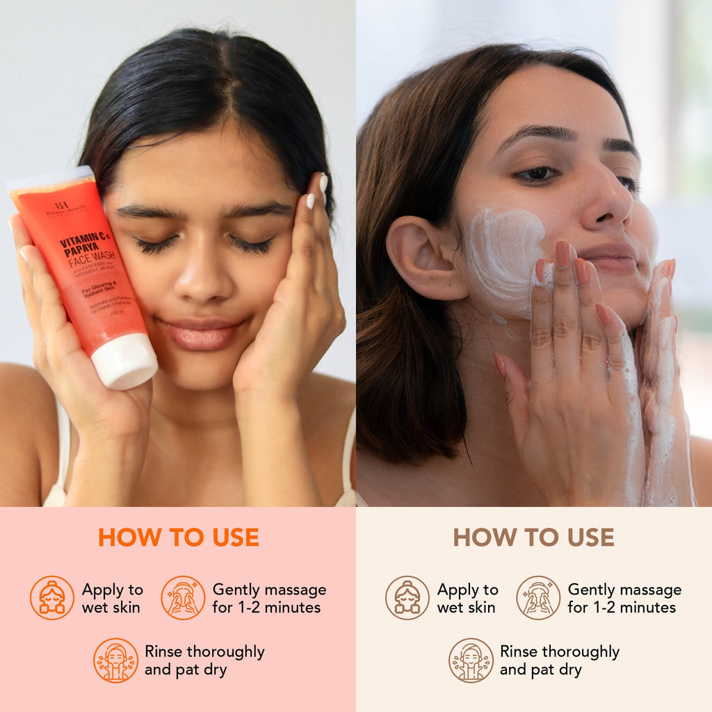 Botanic Hearth Papaya & Vitamin C with Oat & Niacinamide Face Wash