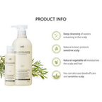 La'dor Triple Natural Shampoo - Hypoallergenic, Vegan, Mild Formula for Sensitive Scalp & Dry Hair