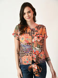 Myshka Women's Multi Printed Top