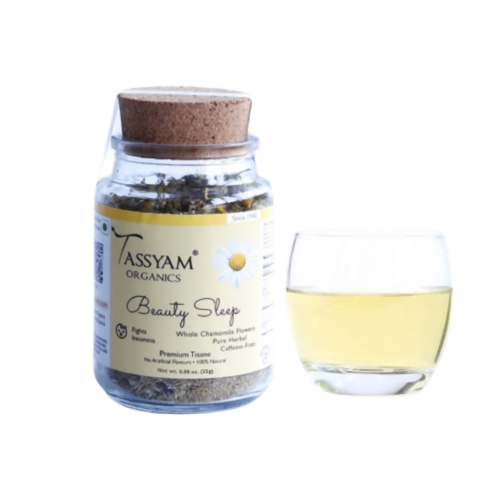 Tassyam Organics Beauty Sleep Chamomile Herbal Tisane - Distacart