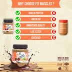 Fit Muscles Chocolate Peanut Butter Crunchy Chocolate