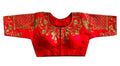 Vamika Beautiful Red Banglori Silk Embroidery Blouse - Distacart