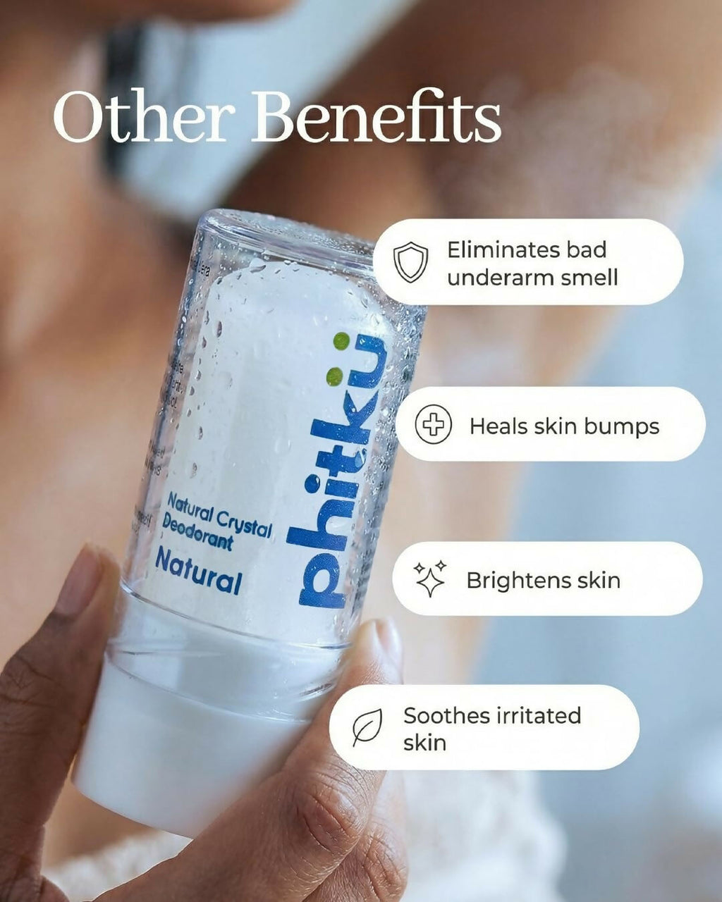 Phitku Crystal Roll On Deo Alum Deodorant - Distacart