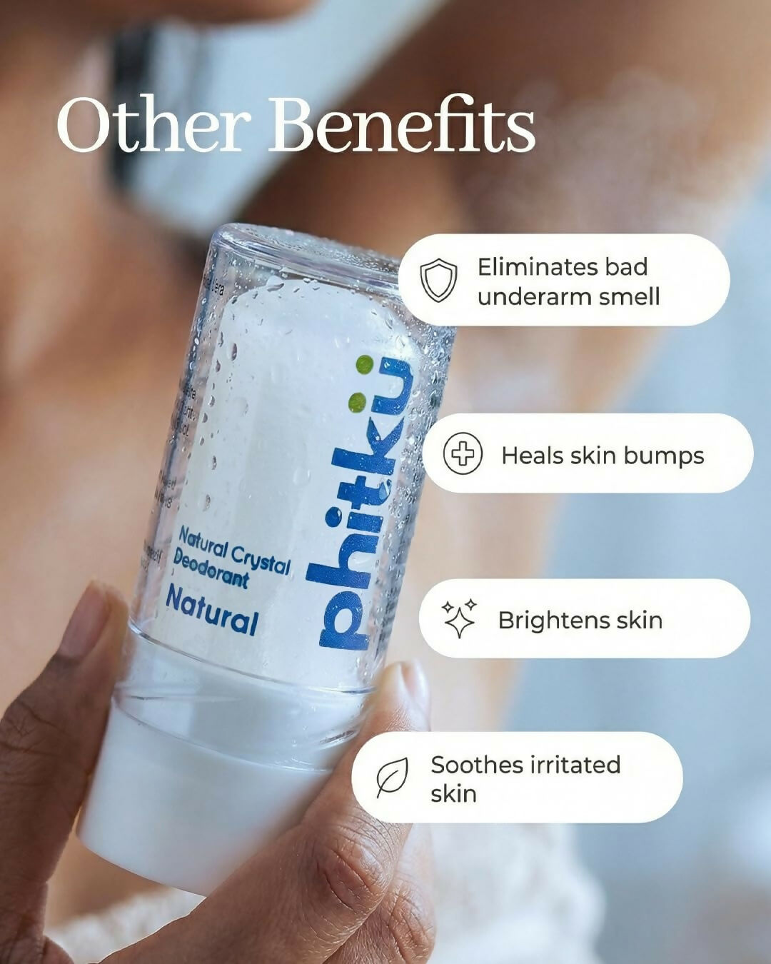 Phitku Crystal Roll On Deo Alum Deodorant - Distacart