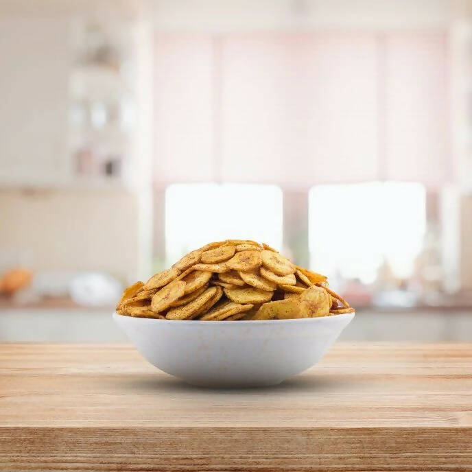 Home D'elite Black Pepper Banana Chips (Round)