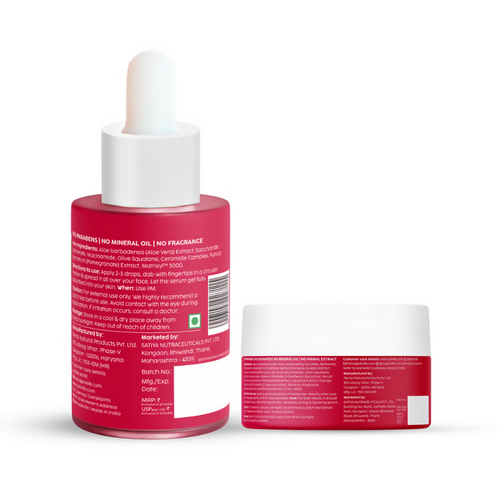PLIX The Plant Fix 0.6% Retinol Dewy Serum & Anti Ageing Night Cream