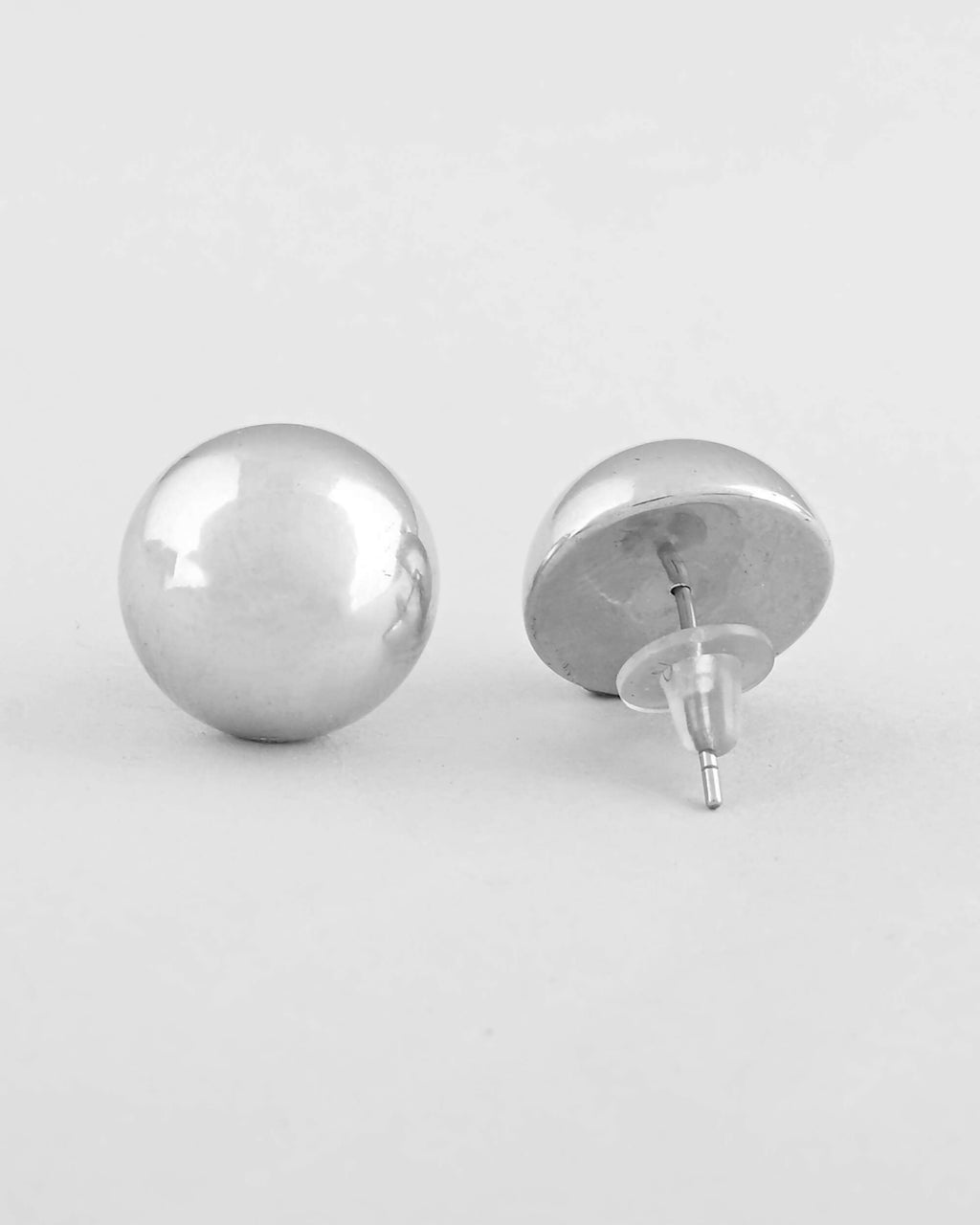 VOJ Silver Plated Western Hasli with Studs Earrings Set