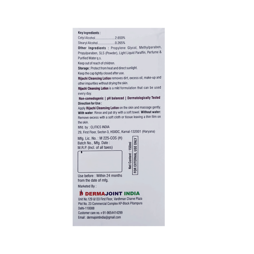 Sol Derma Rijachi Cleansing Face & Body Lotion - Distacart