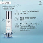 Lambre Ultra Hyaluronic Line Night Cream Wrinkle Filler
