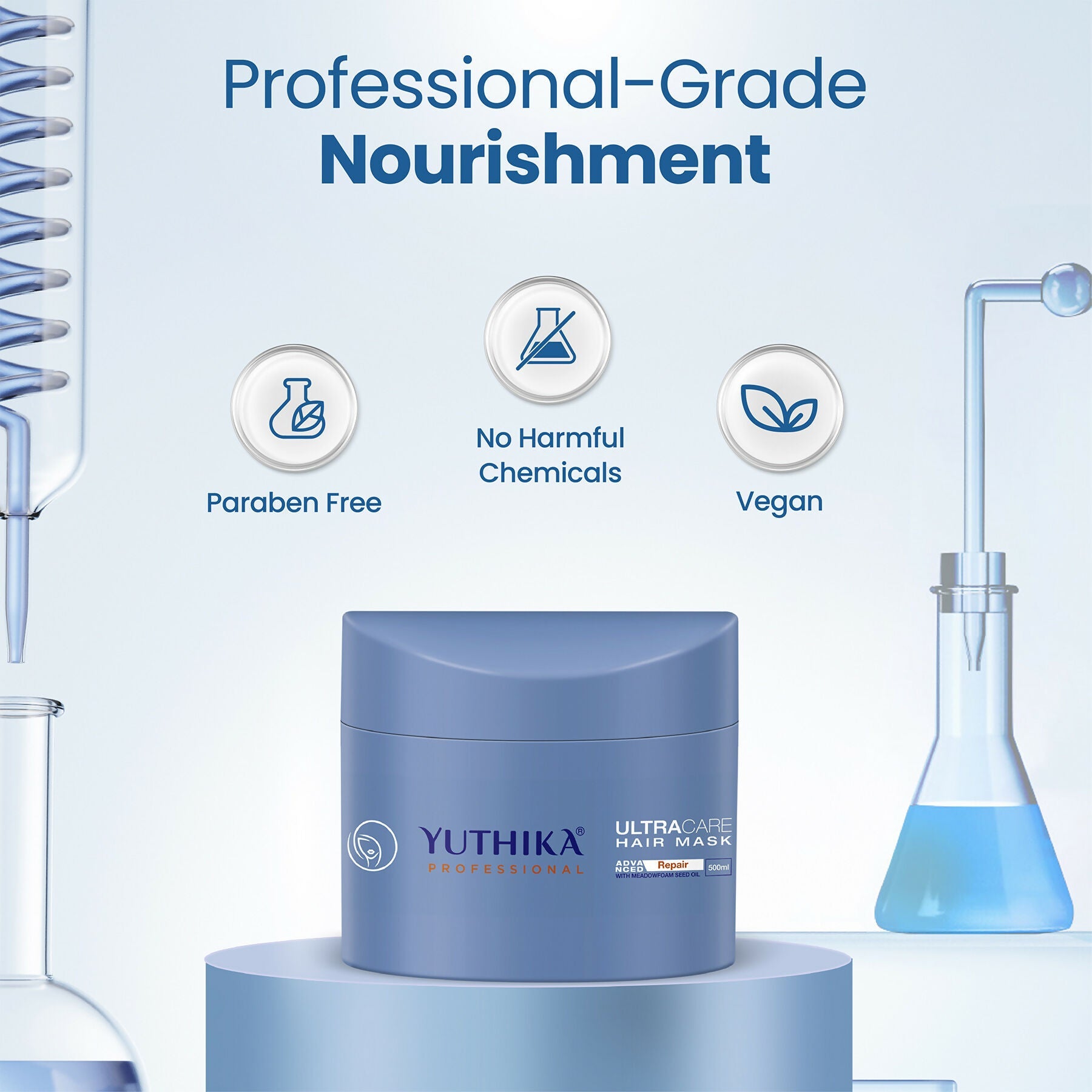 Yuthika Hair Mask For Dry, Frizzy & Damaged Hair|Premium Hair Mask For Women & Men