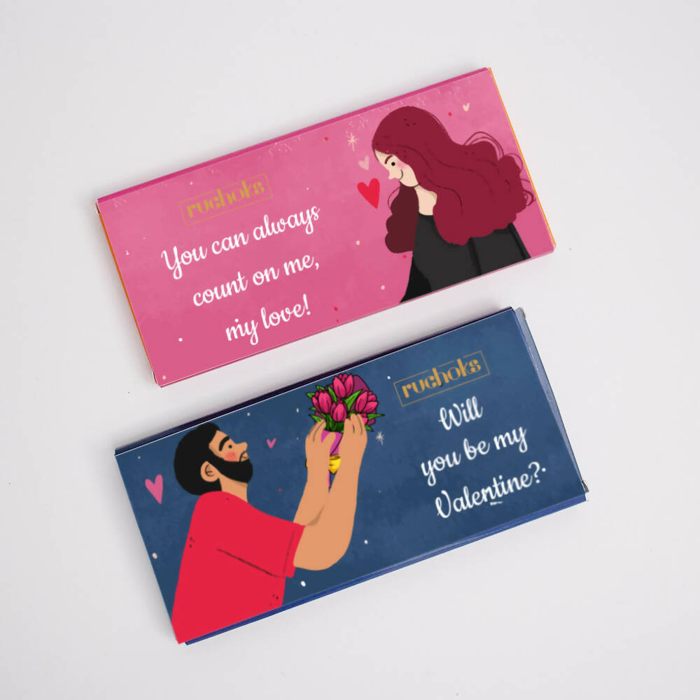 Dibha Ruchoks Valentines Special Chocolate Bar Combo