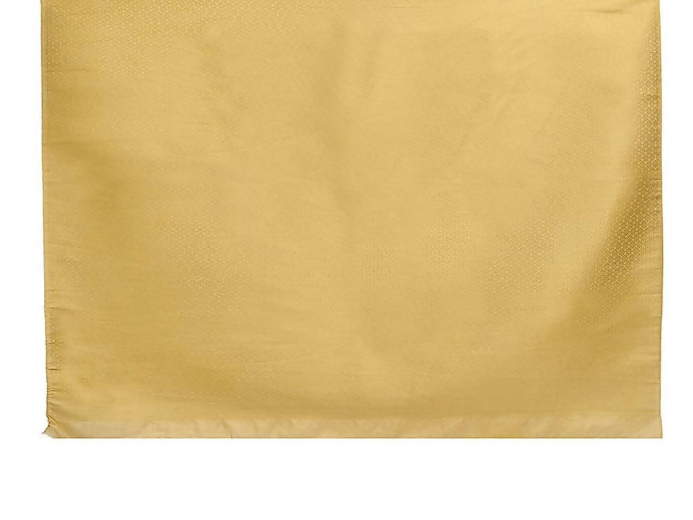 Vardha Women's Beige Color Kanchipuram Raw Silk Saree with Unstitched Blouse Piece