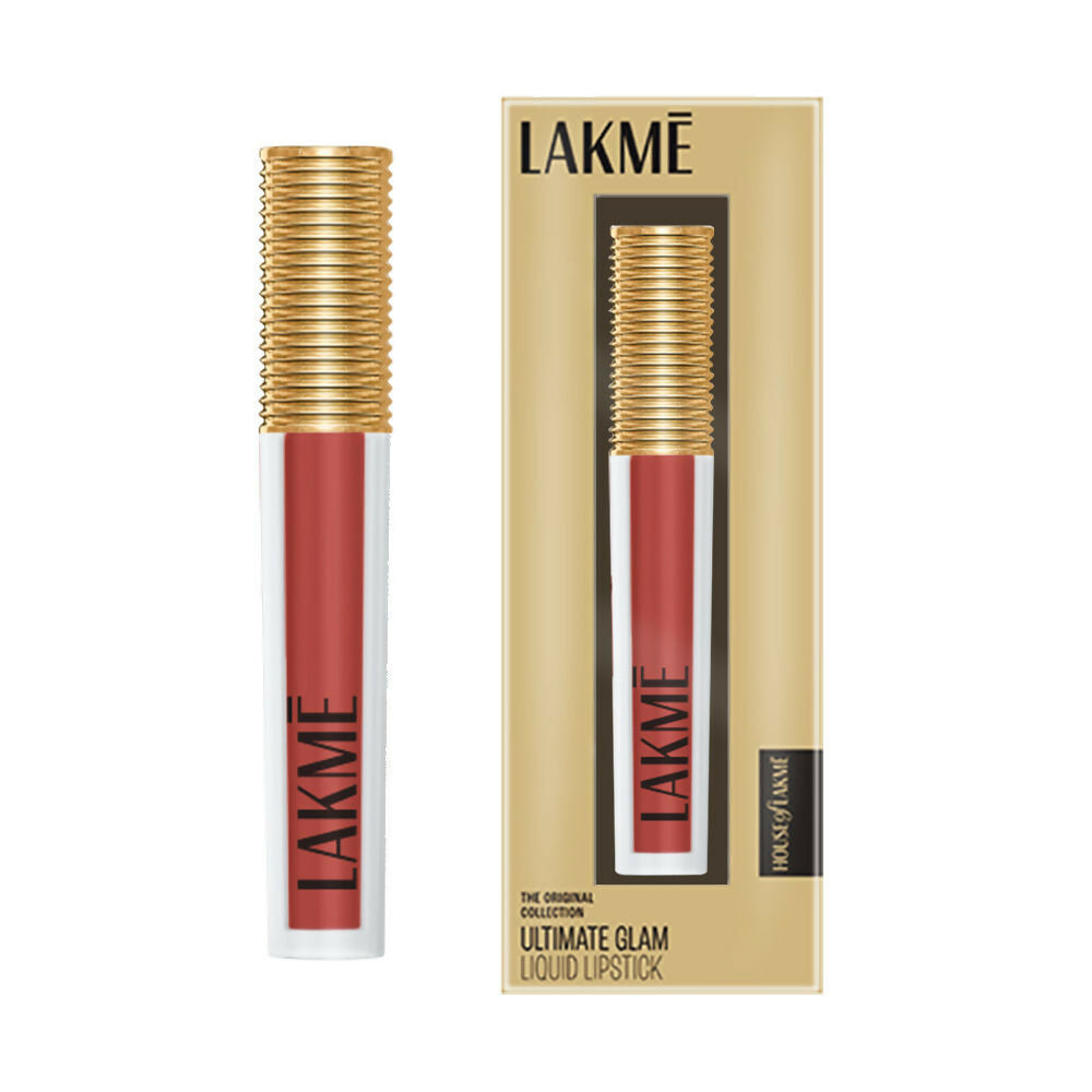 Lakme Ultimate Glam Matte Liquid Lipstick - Nude Myth