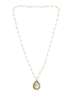 Beaded Kundan Necklace - Ruby Raang