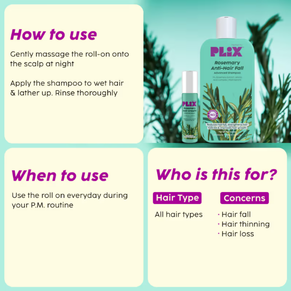 PLIX The Plant Fix Rosemary Anti Hairfall Advanced Kit