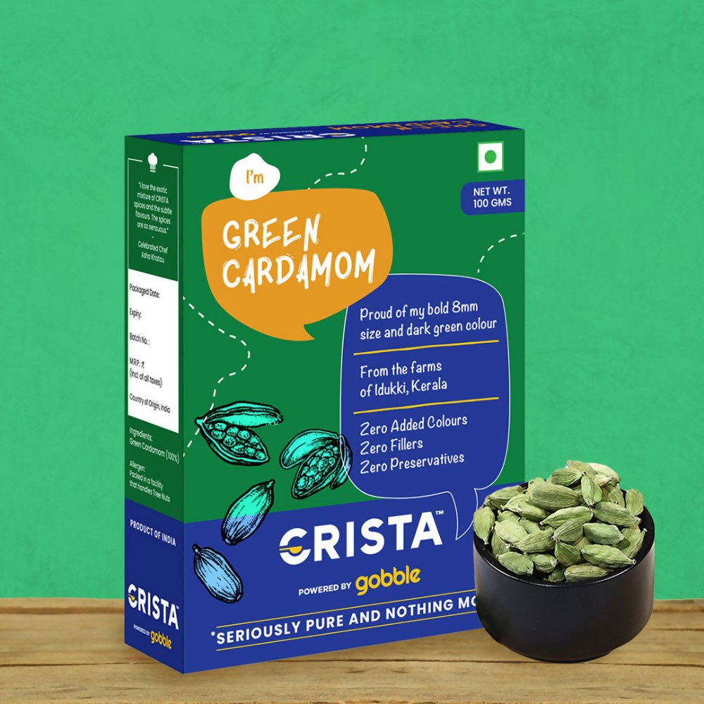 Crista Spices Green Cardamom - Distacart