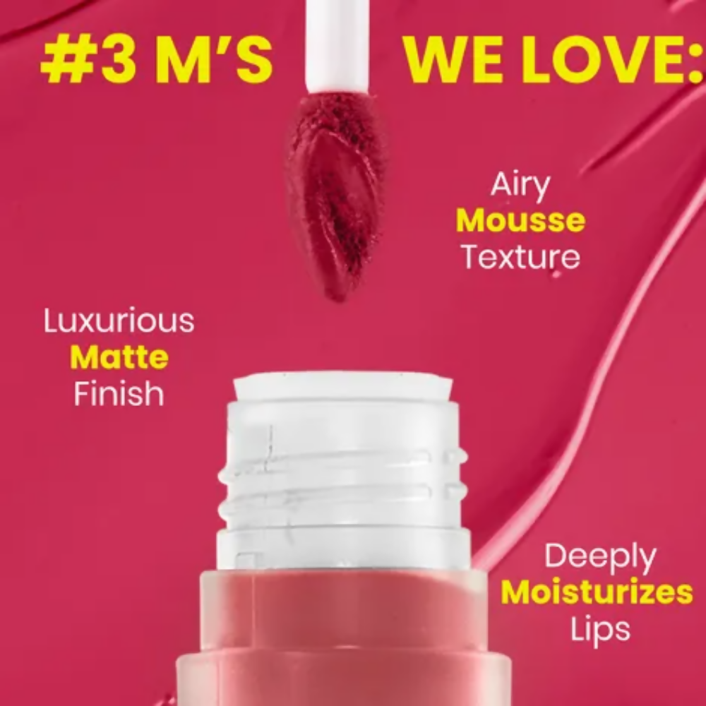 NY Bae Velvet Mousse Liquid Lipstick - Fiesty Pink 05