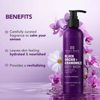 Botanic Hearth Black Orchid & Chamomile Body Wash with Aloe Vera, Witch Hazel & Green Tea