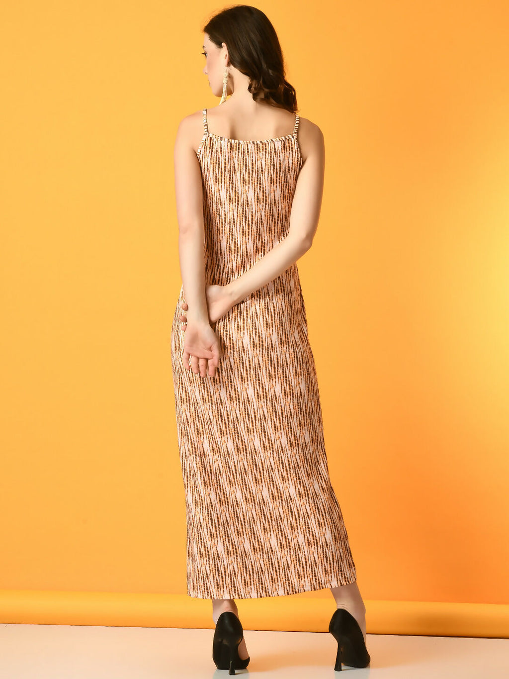 Myshka Women's Multi Printed Party Dress - Distacart