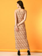 Myshka Women's Multi Printed Party Dress - Distacart