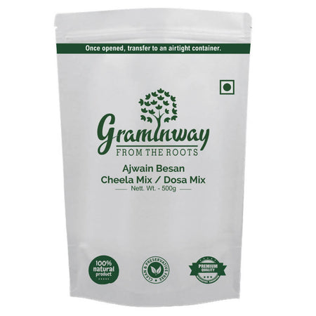 Graminway Ajwain Besan Cheela Mix / Dosa Mix