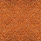 confect orange disco balls sprinkles 3 mm 120 gms