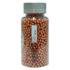 confect orange disco balls sprinkles 3 mm 120 gms