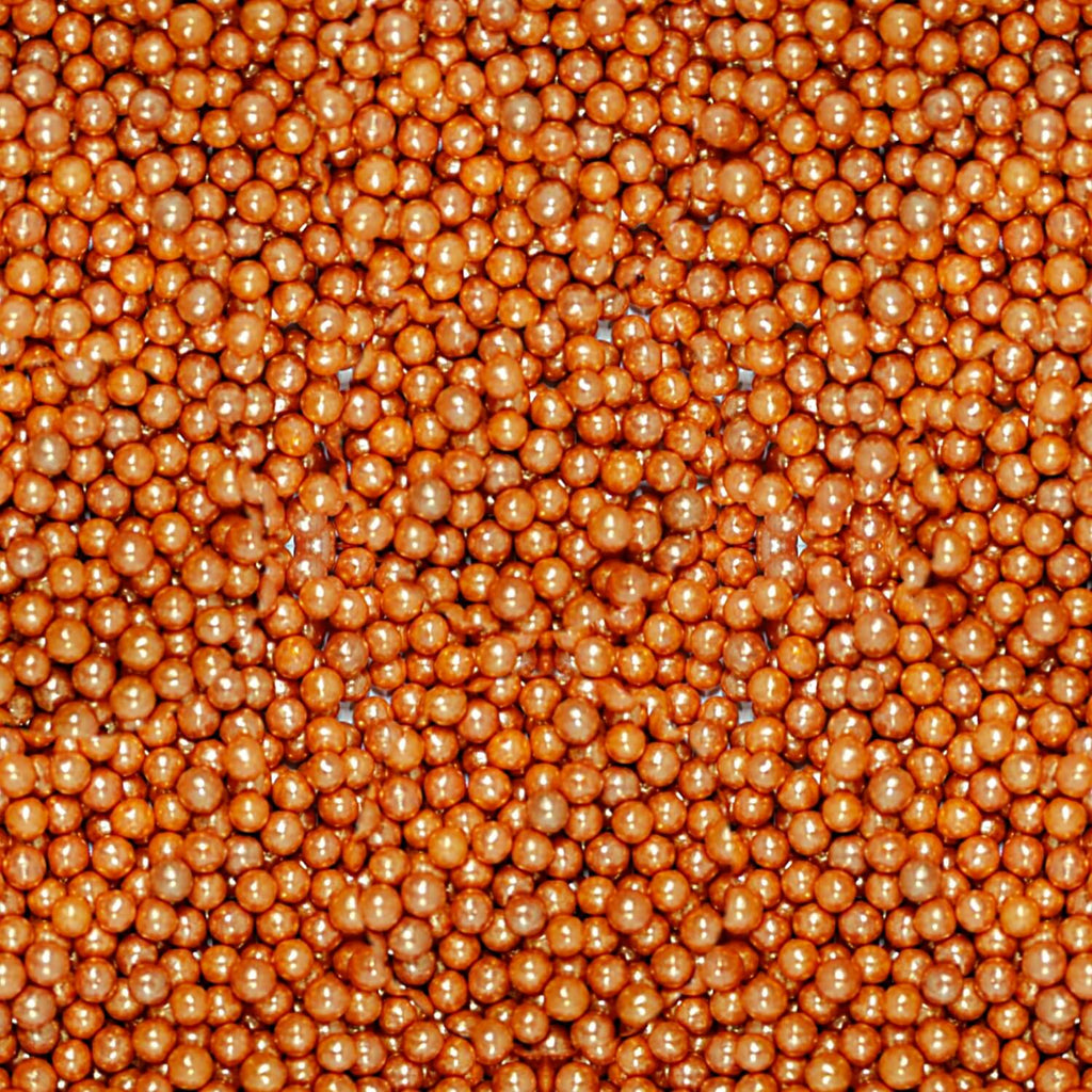 confect orange disco balls sprinkles 6 mm 120 gms