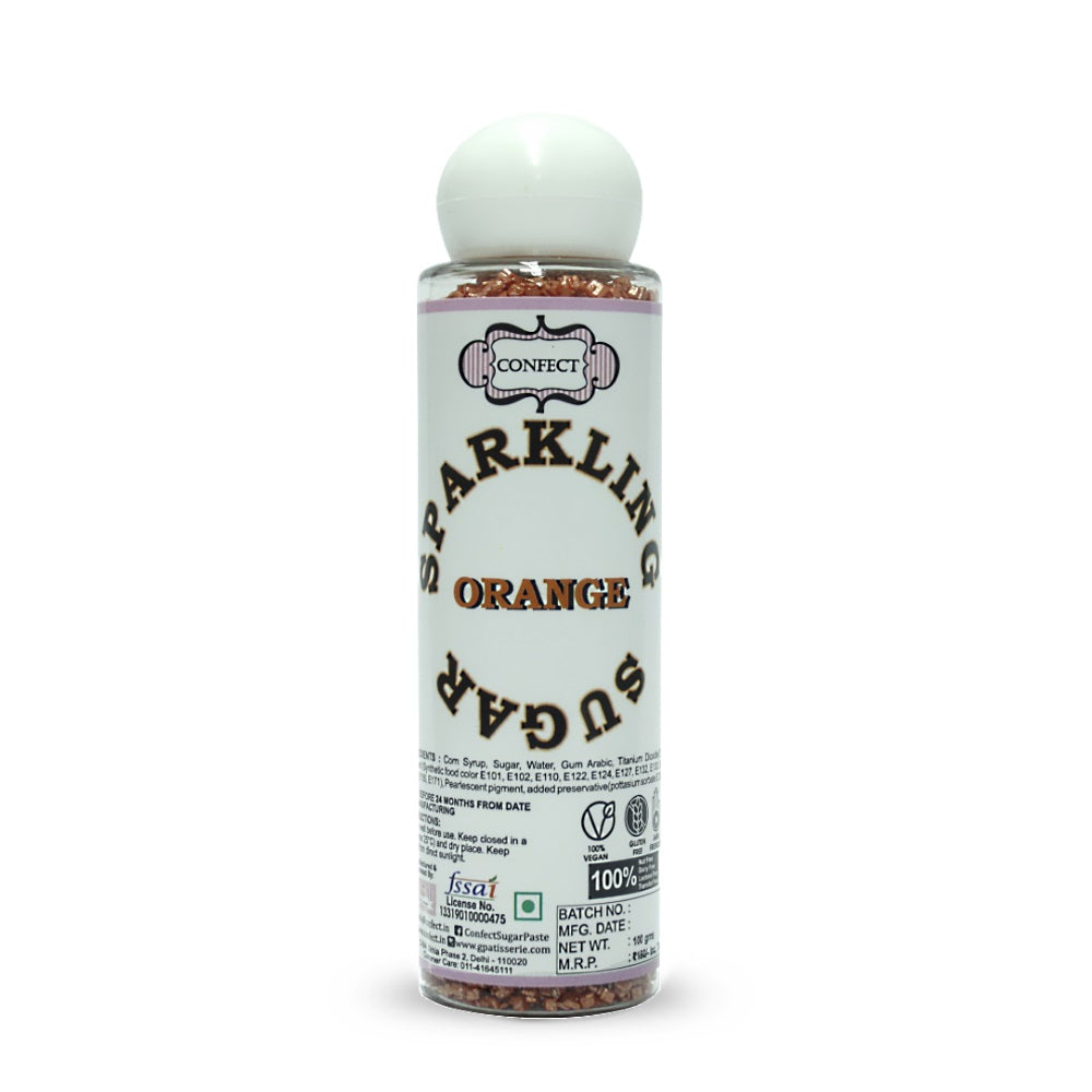 orange sparkling sugar100 gms