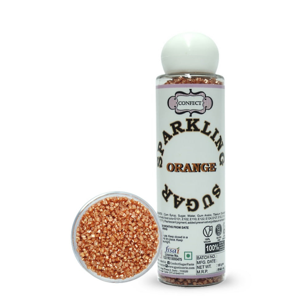 orange sparkling sugar100 gms