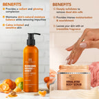 Botanic Hearth Mandarin Orange Body Wash & Himalayan Scrub
