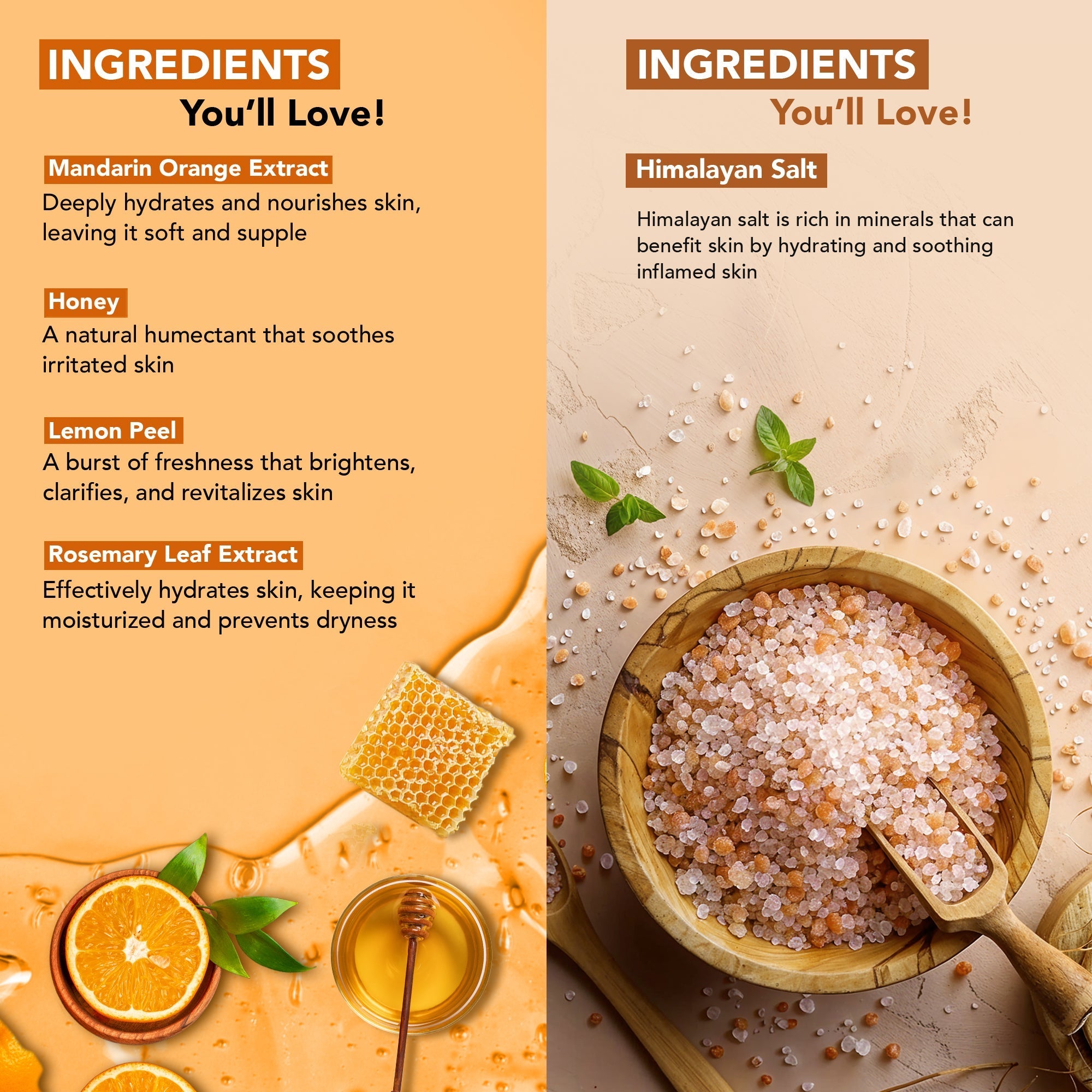 Botanic Hearth Mandarin Orange Body Wash & Himalayan Scrub