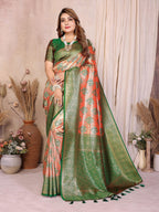 Anaita Banarasi Tissue Silk Saree - Distacart