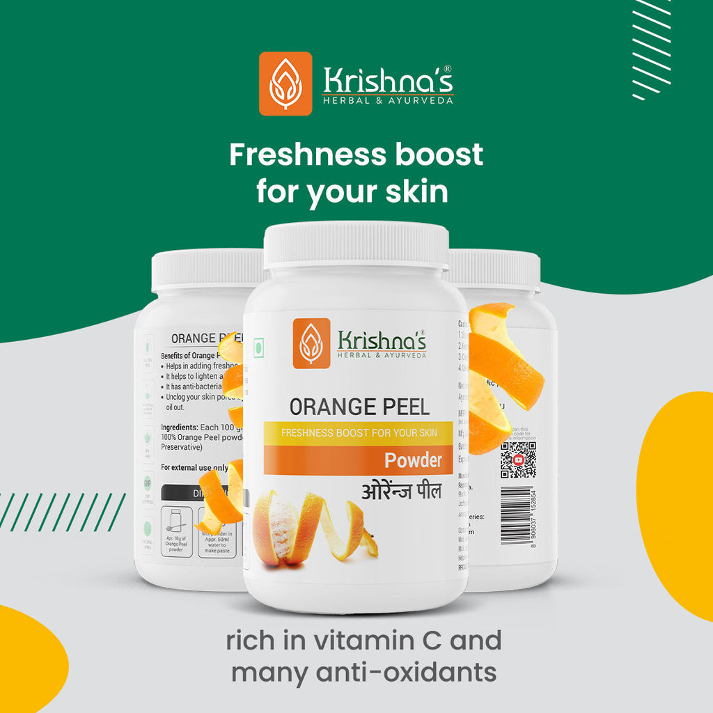 Krishna'S Herbal & Ayurveda Orange Peel Powder - Distacart