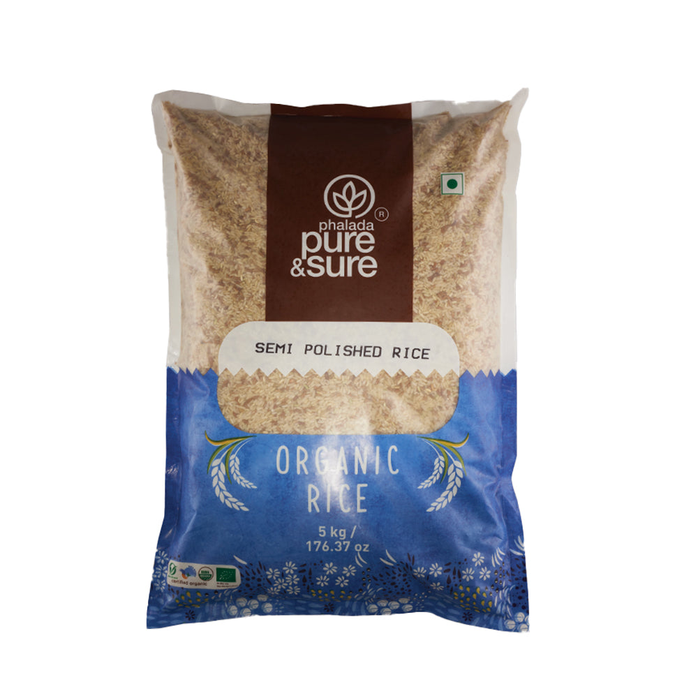 Pure & Sure Organic Semi Polished Rice(Rajmudi Rice) - Distacart