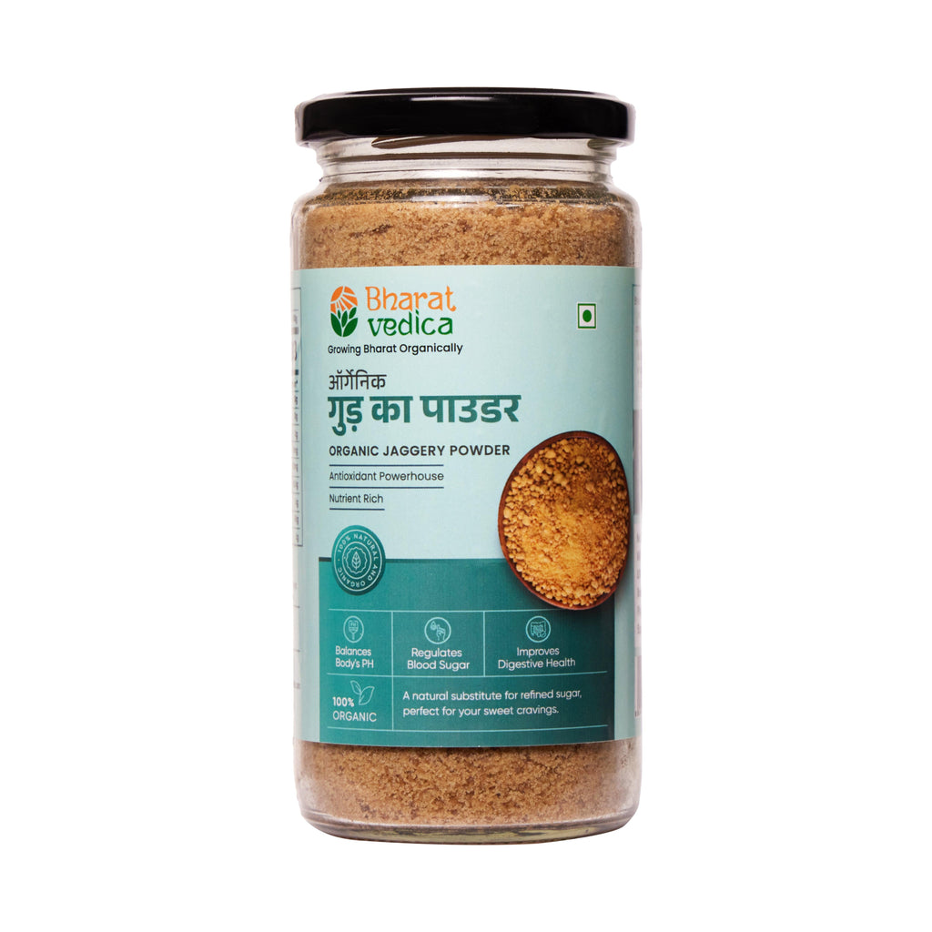 Bharat Vedica Organic Jaggery Powder - Organic Gud - Distacart