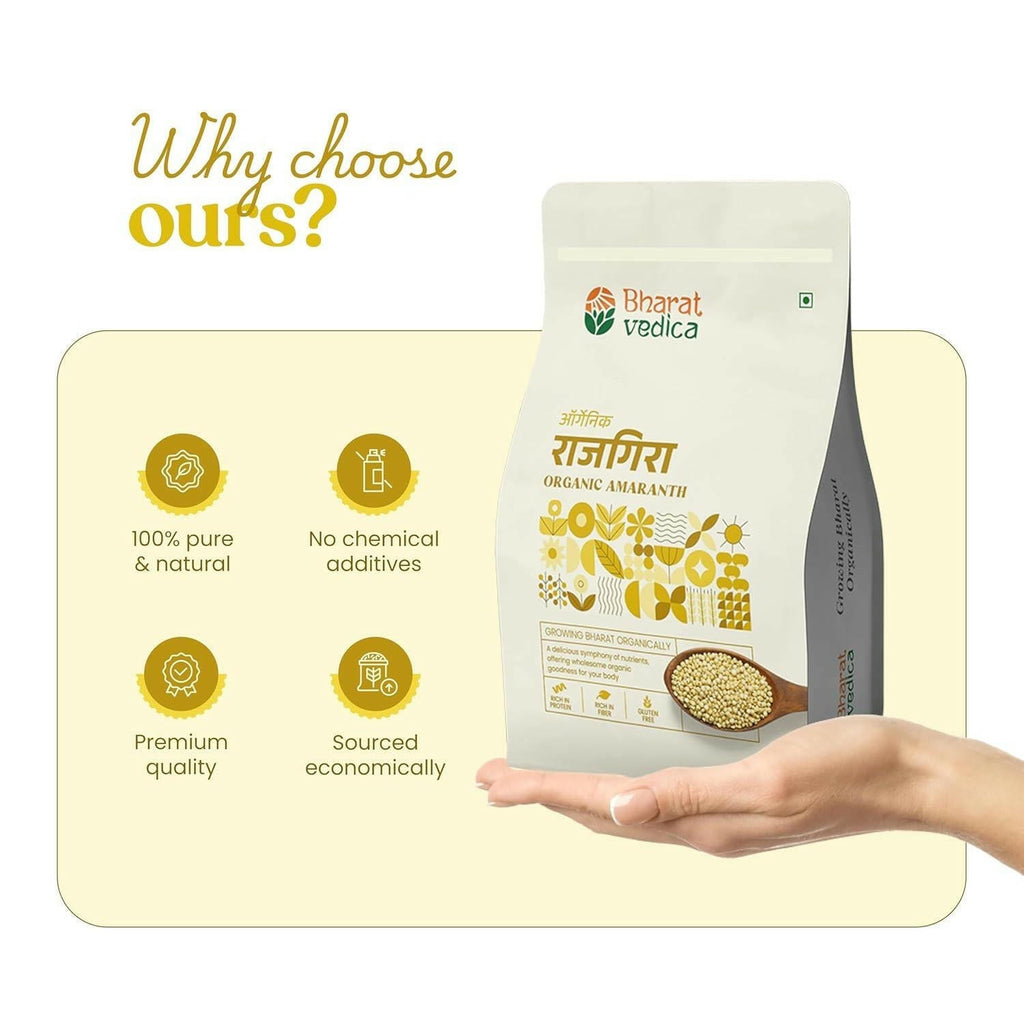Bharat Vedica Organic Amaranth - Organic Rajgira - Distacart