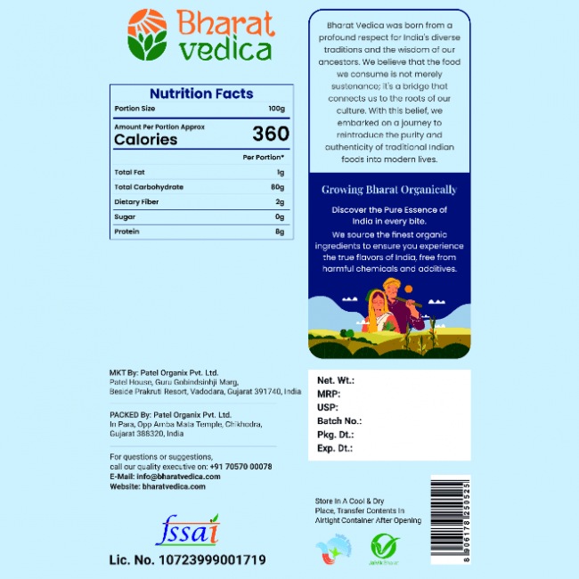 Bharat Vedica Organic Basmati Rice - Organic Basmati Chawal - Distacart