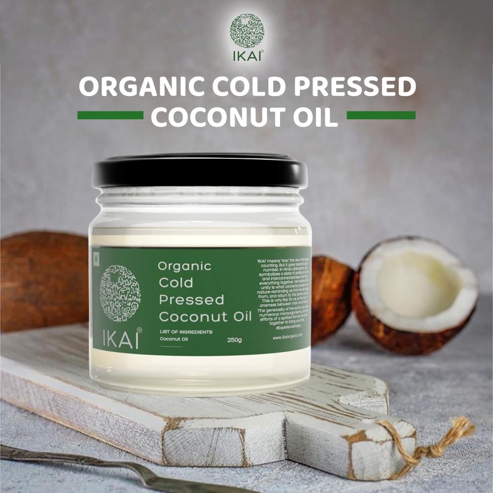 IKAI Organic Cold Pressed Coconut Oil - Distacart