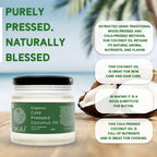 IKAI Organic Cold Pressed Coconut Oil - Distacart